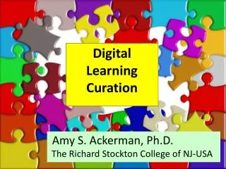 Digital Learning Curation