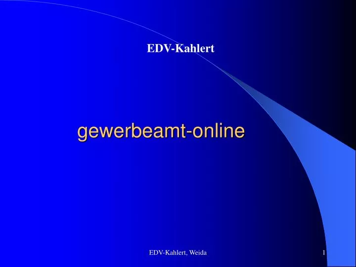 gewerbeamt online