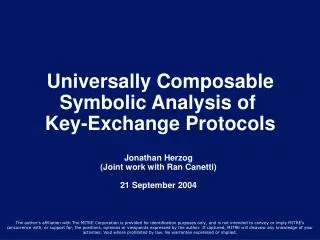 Universally Composable Symbolic Analysis of Key-Exchange Protocols