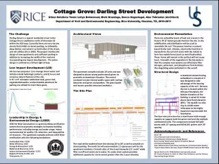 Cottage Grove: Darling Street Development