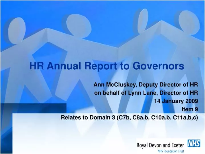 hr annual report to governors