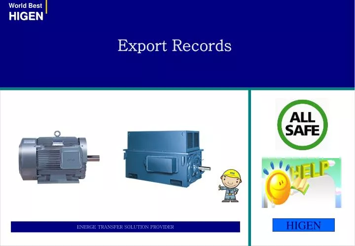 export records