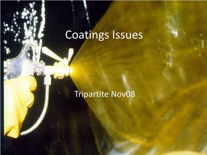 coatings issues