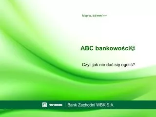 abc bankowo ci