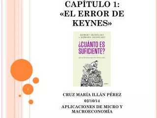 cap tulo 1 el error de keynes