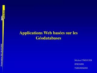 applications web bas es sur les g odatabases