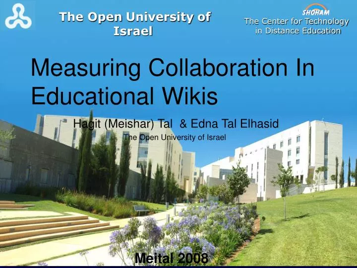 measuring collaboration in educational wikis