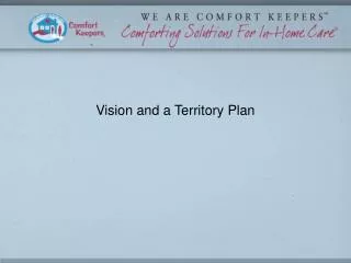 Vision and a Territory Plan