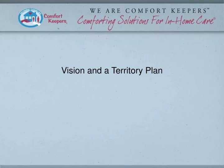 vision and a territory plan