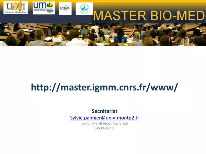 http master igmm cnrs fr www