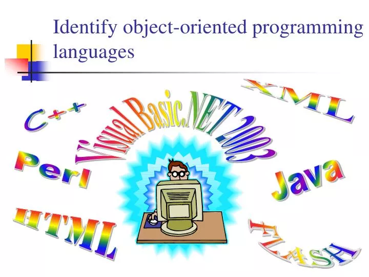 identify object oriented programming languages