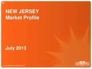 NEW JERSEY Market Profile