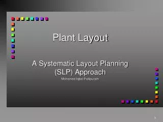 Plant Layout