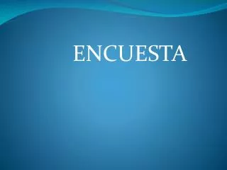 encuesta