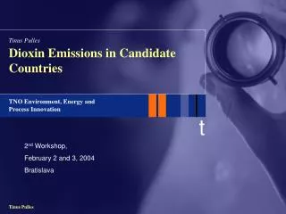 Dioxin Emissions in Candidate Countries
