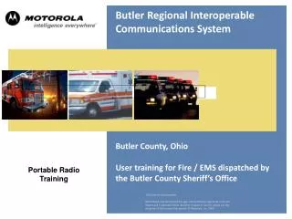 Butler Regional Interoperable Communications System