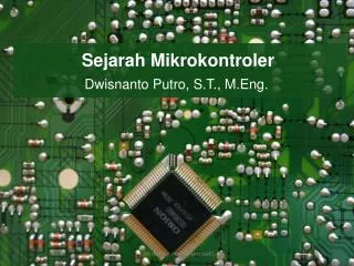 sejarah mikrokontroler