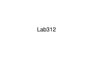Lab312