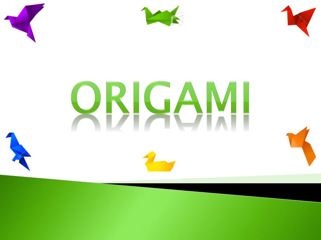 Powerpoint Origami Animation PPT - ORIGAMI PowerPoint Presentation, free download - ID:5714222