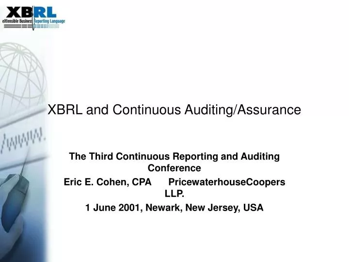 xbrl and continuous auditing assurance
