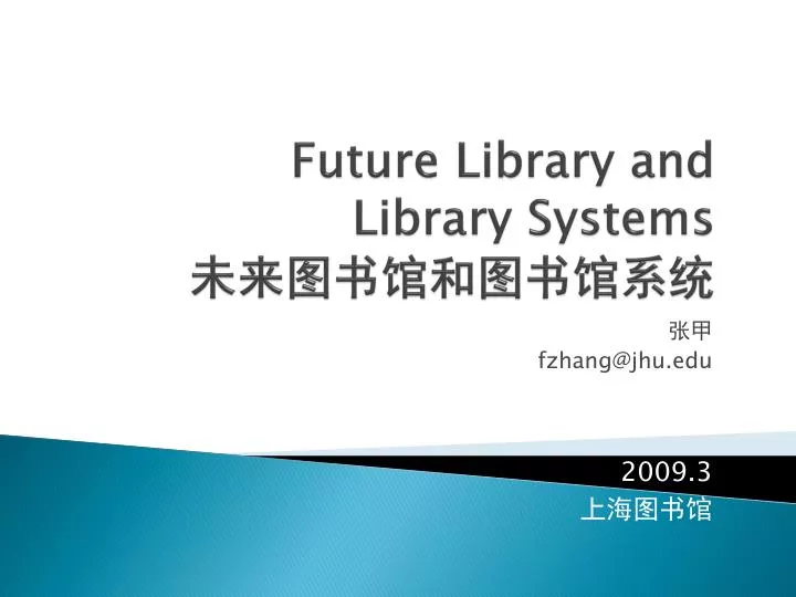 future library and library systems