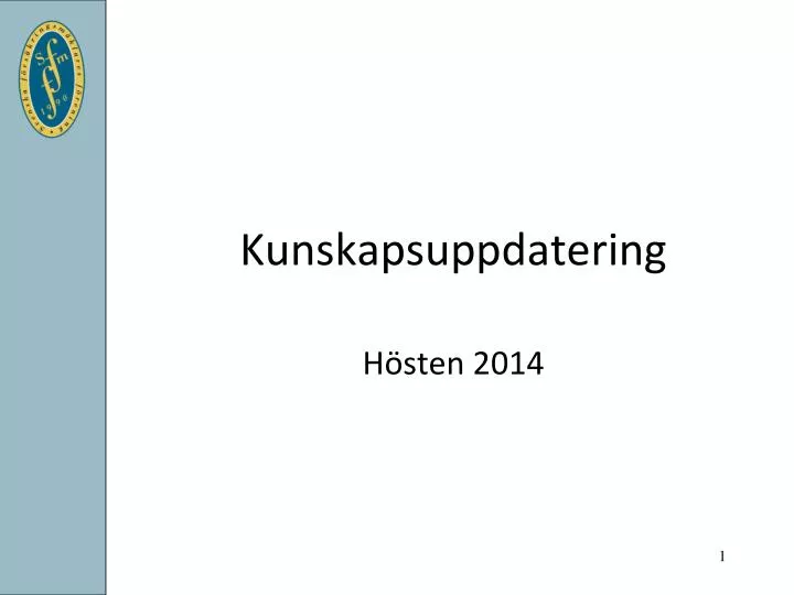 kunskapsuppdatering