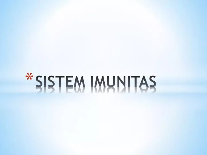 sistem imunitas