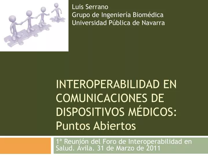 interoperabilidad en comunicaciones de dispositivos m dicos puntos abiertos