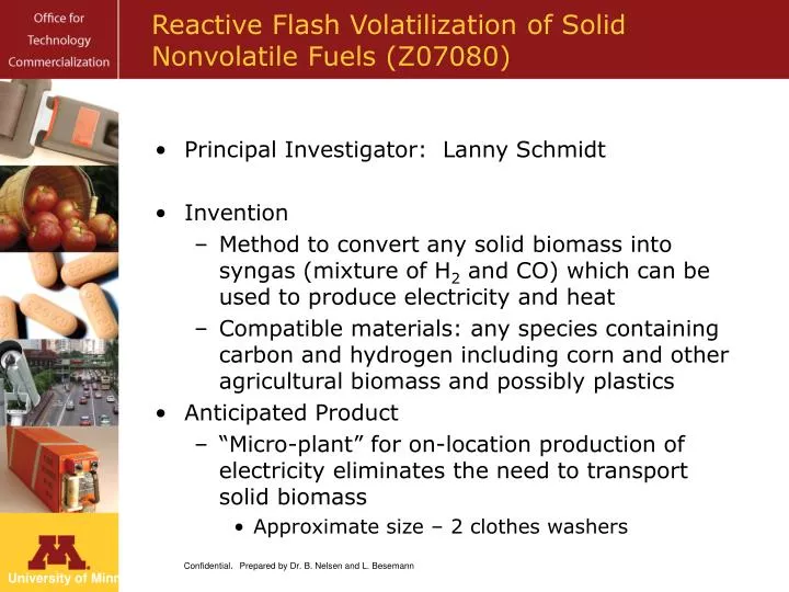 reactive flash volatilization of solid nonvolatile fuels z07080