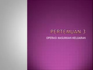 pertemuan 3