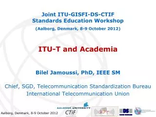 ITU-T and Academia