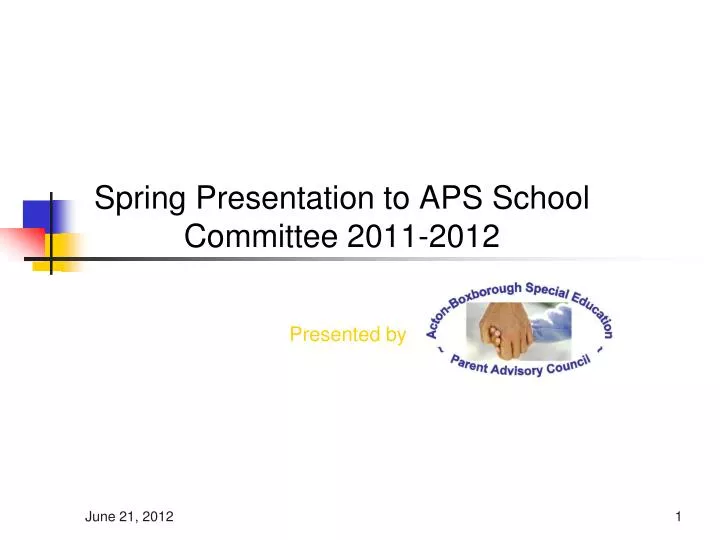 spring presentation to aps school committee 2011 2012