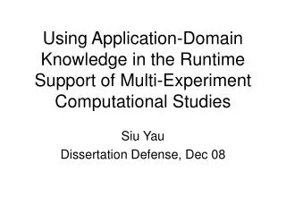 Siu Yau Dissertation Defense, Dec 08