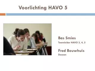 voorlichting havo 5