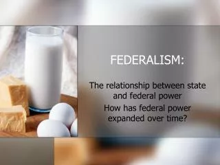 FEDERALISM: