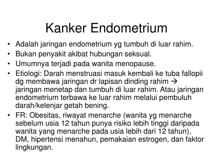 kanker endometrium