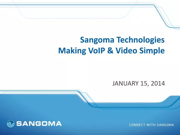 sangoma technologies making voip video simple