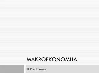 makroekonomija
