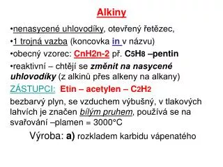 Alkiny