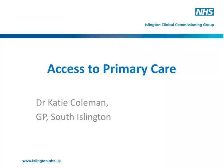 access to primary care