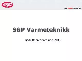 sgp varmeteknikk
