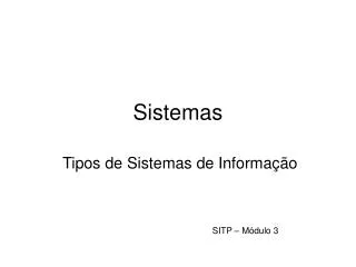 sistemas