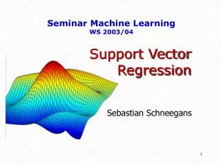 support vector regression