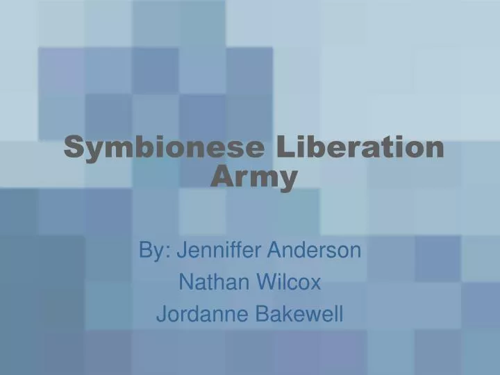symbionese liberation army