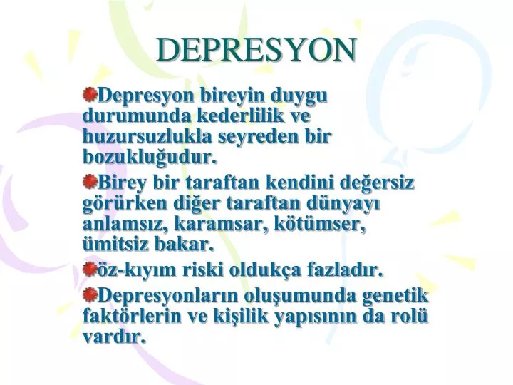 depresyon