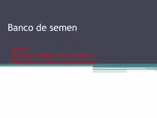 banco de semen