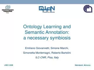 Ontology Learning and Semantic Annotation: a necessary symbiosis