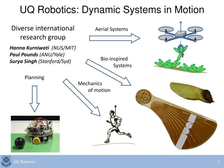 uq robotics dynamic systems in motion