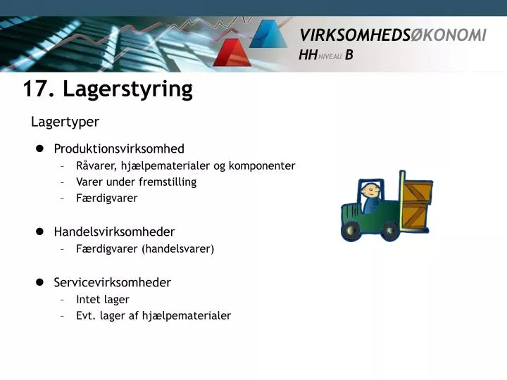 17 lagerstyring