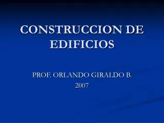 construccion de edificios